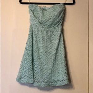 Mint green dress